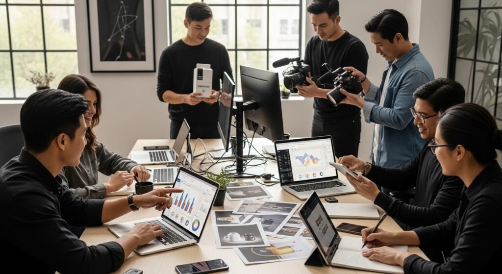 content marketing, e-commerce strategy, teamwork