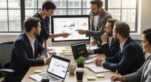 marketing automation tools, e-commerce teamwork, digital dashboard