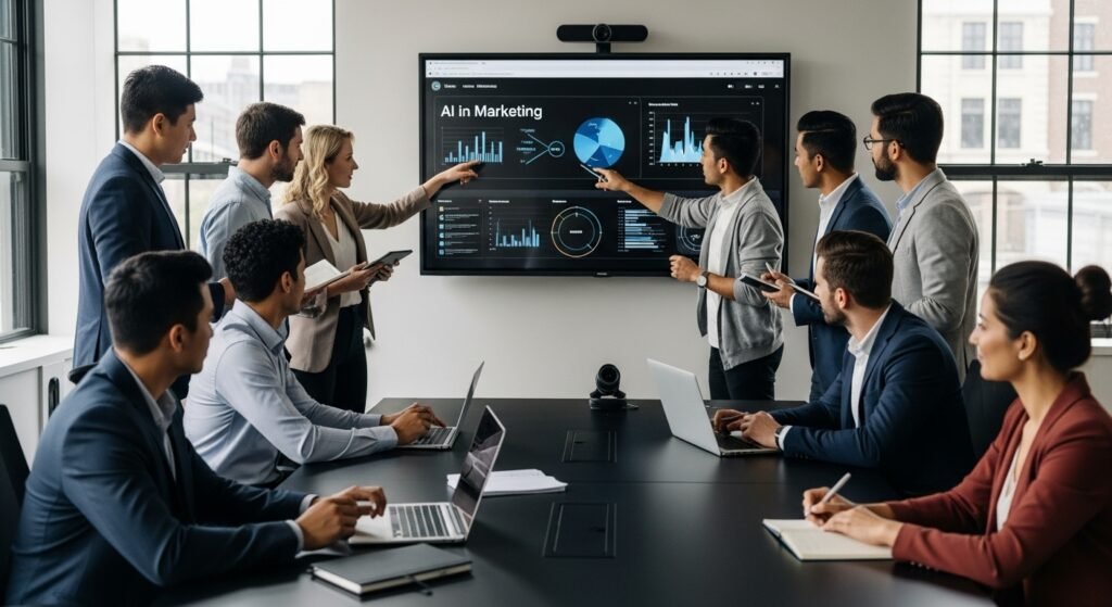 ai marketing teamwork